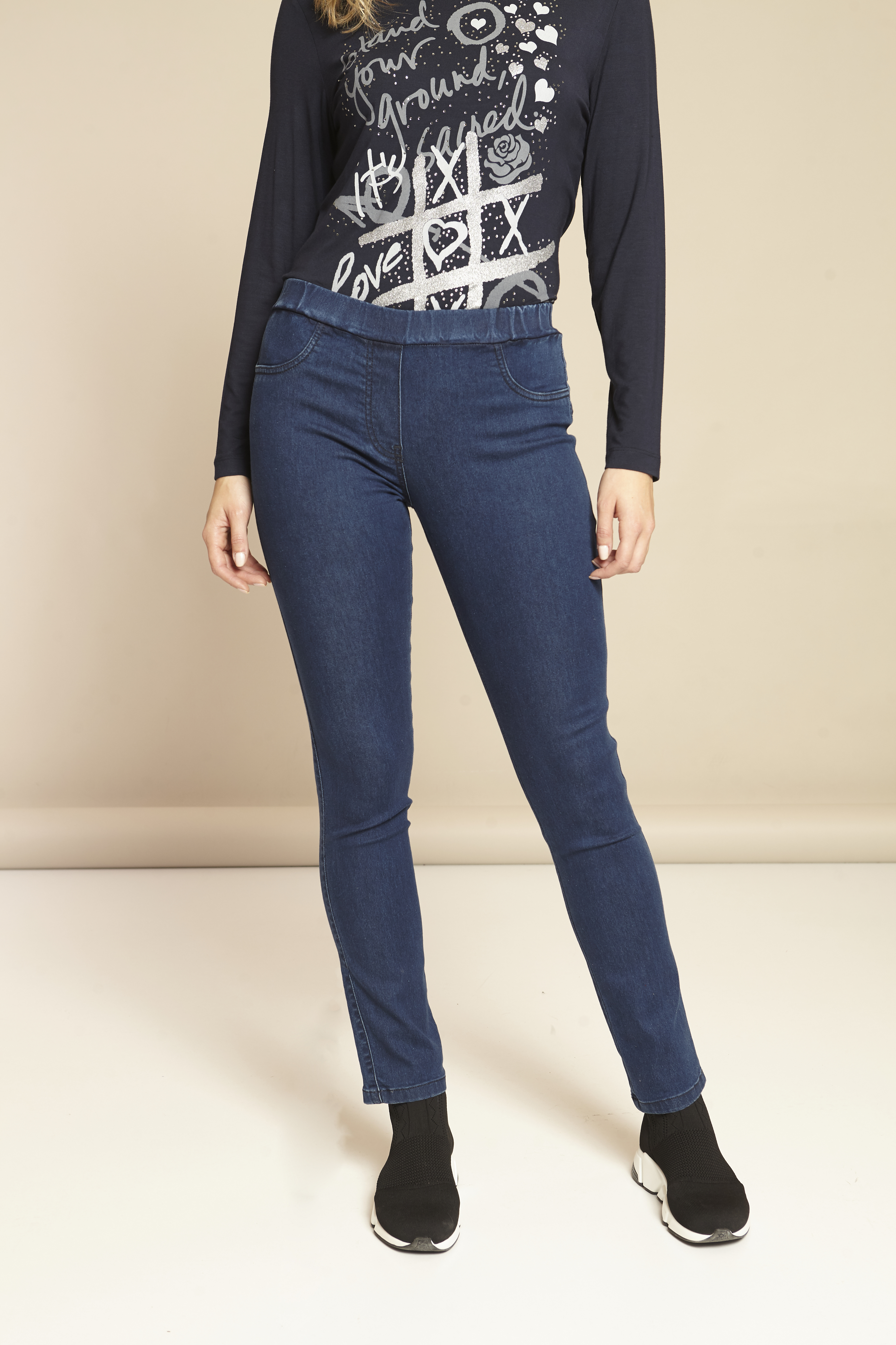 PLUS SIZE- Skinny style jeans φωτογραφία