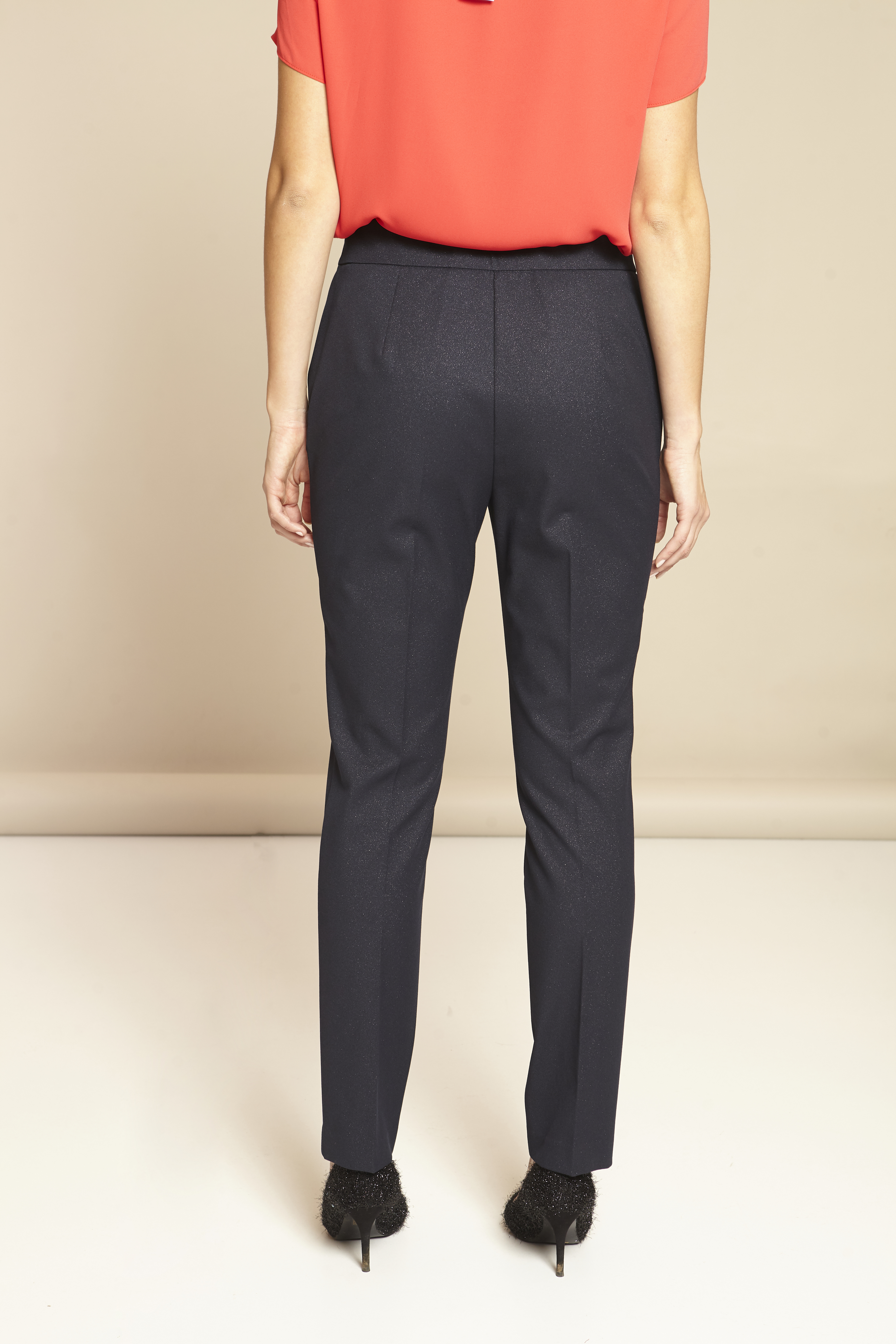 PLUS SIZE- Metallic style παντελόνι φωτογραφία