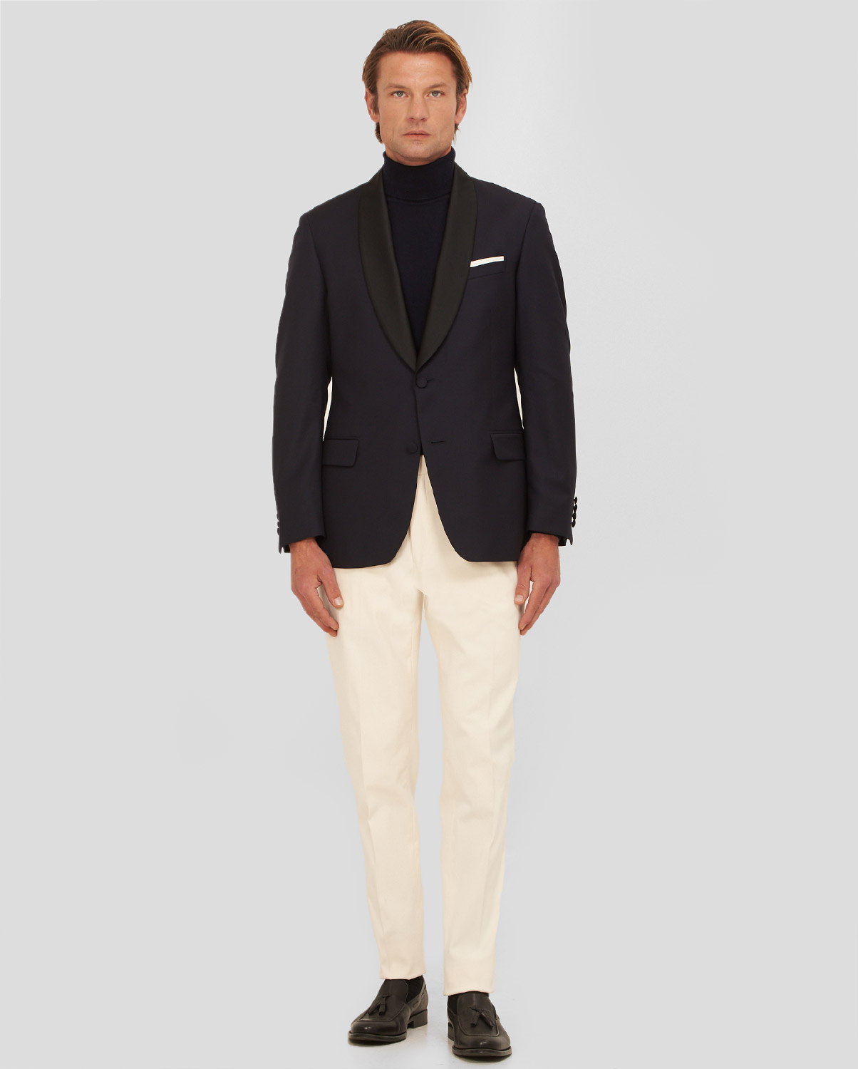 HD x Vardas Σακάκι Tuxedo Slim Fit σε Μπλέ φωτογραφία