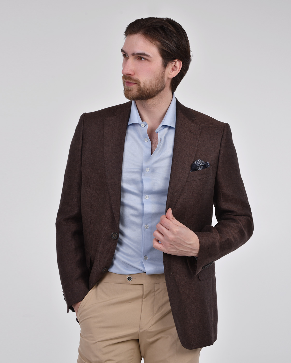 Kaiserhoff Σακάκι λινό modern fit