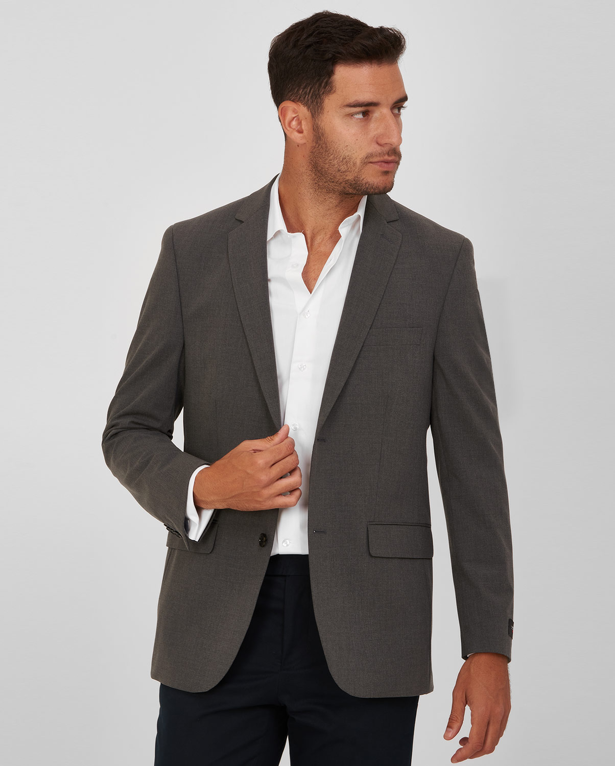 Vardas Σακάκι μονόχρωμο slim fit φωτογραφία