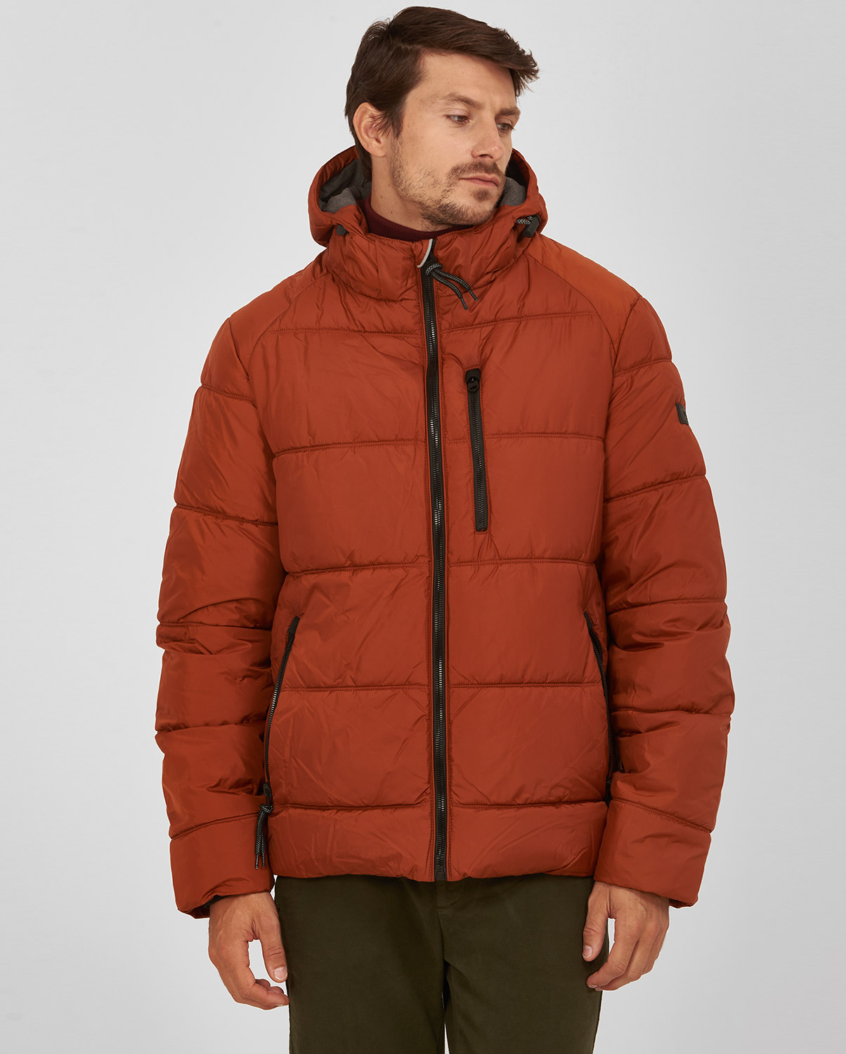 Basefield Puffer Jacket Modern Fit σε Κεραμιδί
