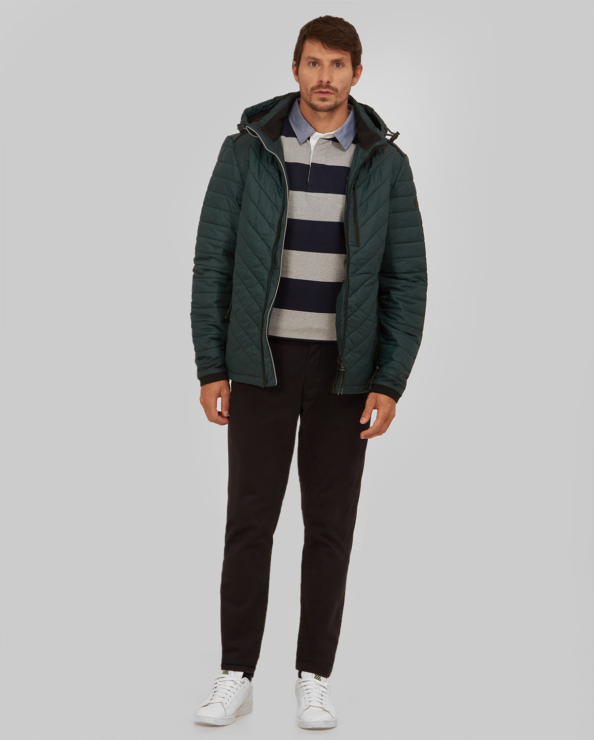 Puffer Jacket Modern Fit σε Πετρόλ φωτογραφία