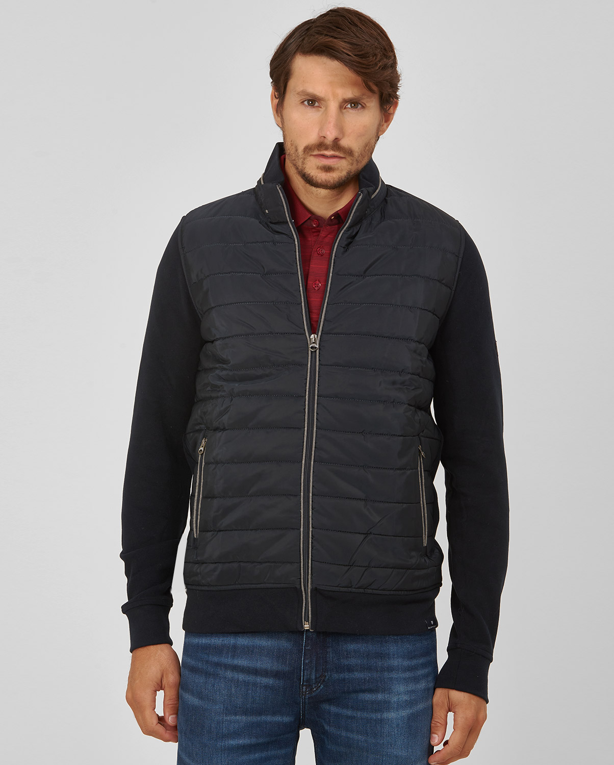 Basefield Puffer Jacket Modern Fit σε Mπλε