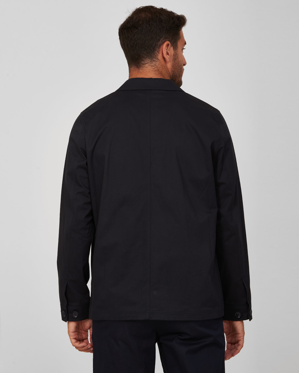 HD x Vardas Shacket μονόχρωμο slim fit φωτογραφία