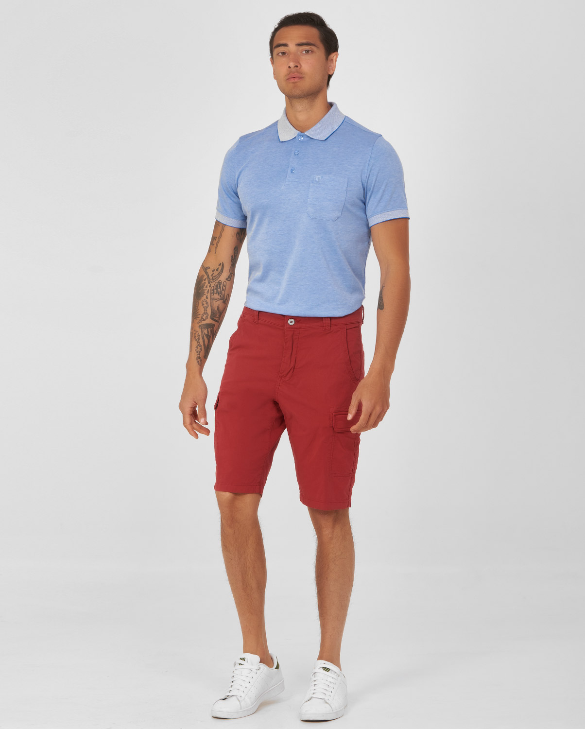 Vardas Bερμούδα cargo slim fit φωτογραφία