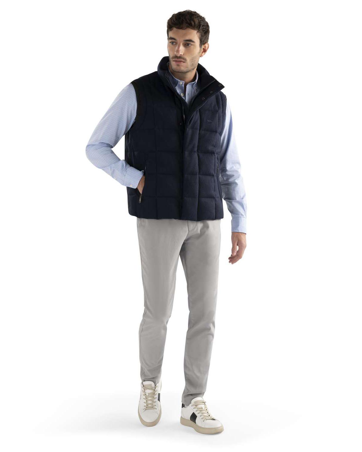 HARMONT & BLAINE Puffer Γιλέκο Μodern Fit σε μπλε φωτογραφία