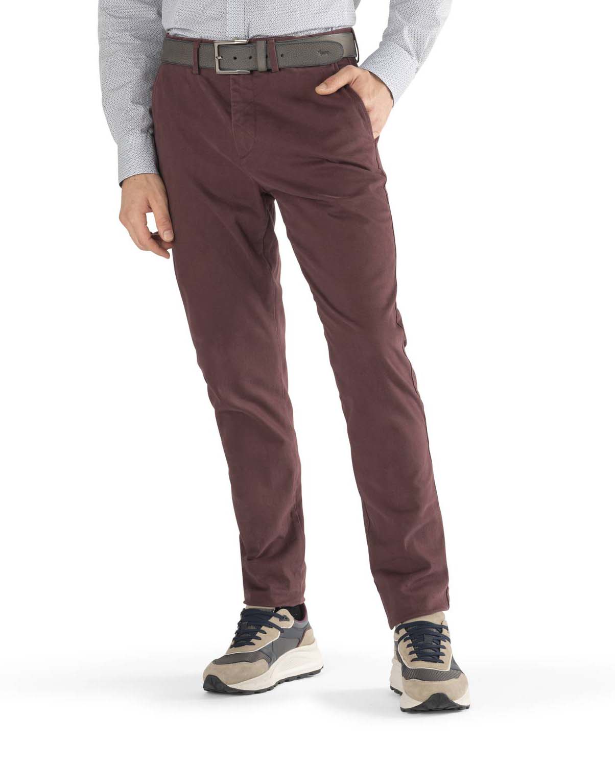 Harmont & Blaine HARMONT & BLAINE Παντελόνι Chinos Μodern Fit σε Μπορντώ
