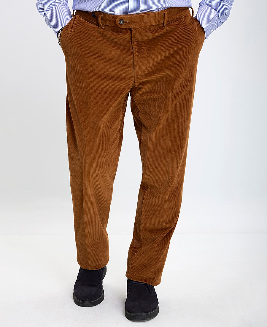 Kaiserhoff Ανδρικό Παντελόνι Κοτλέ modern fit Καμηλό