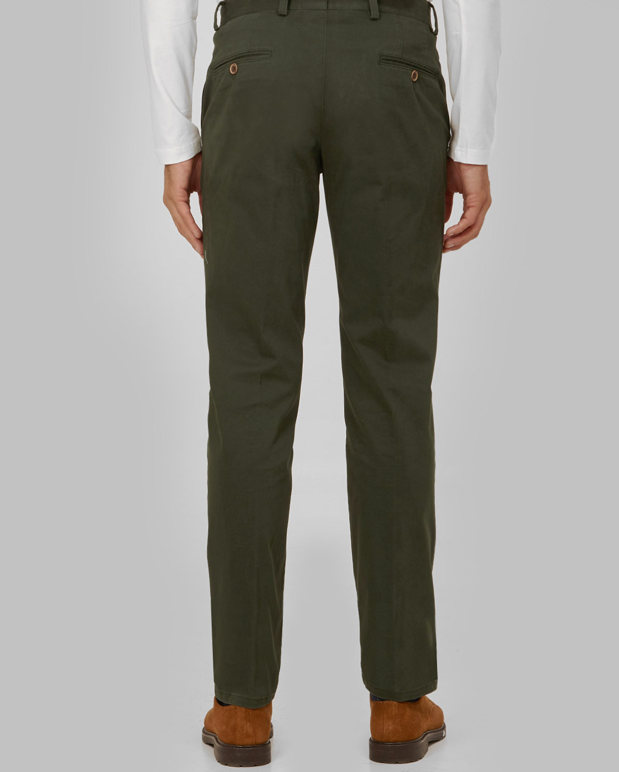 Παντελόνι Chinos Slim Fit σε Πράσινο Σκούρο φωτογραφία