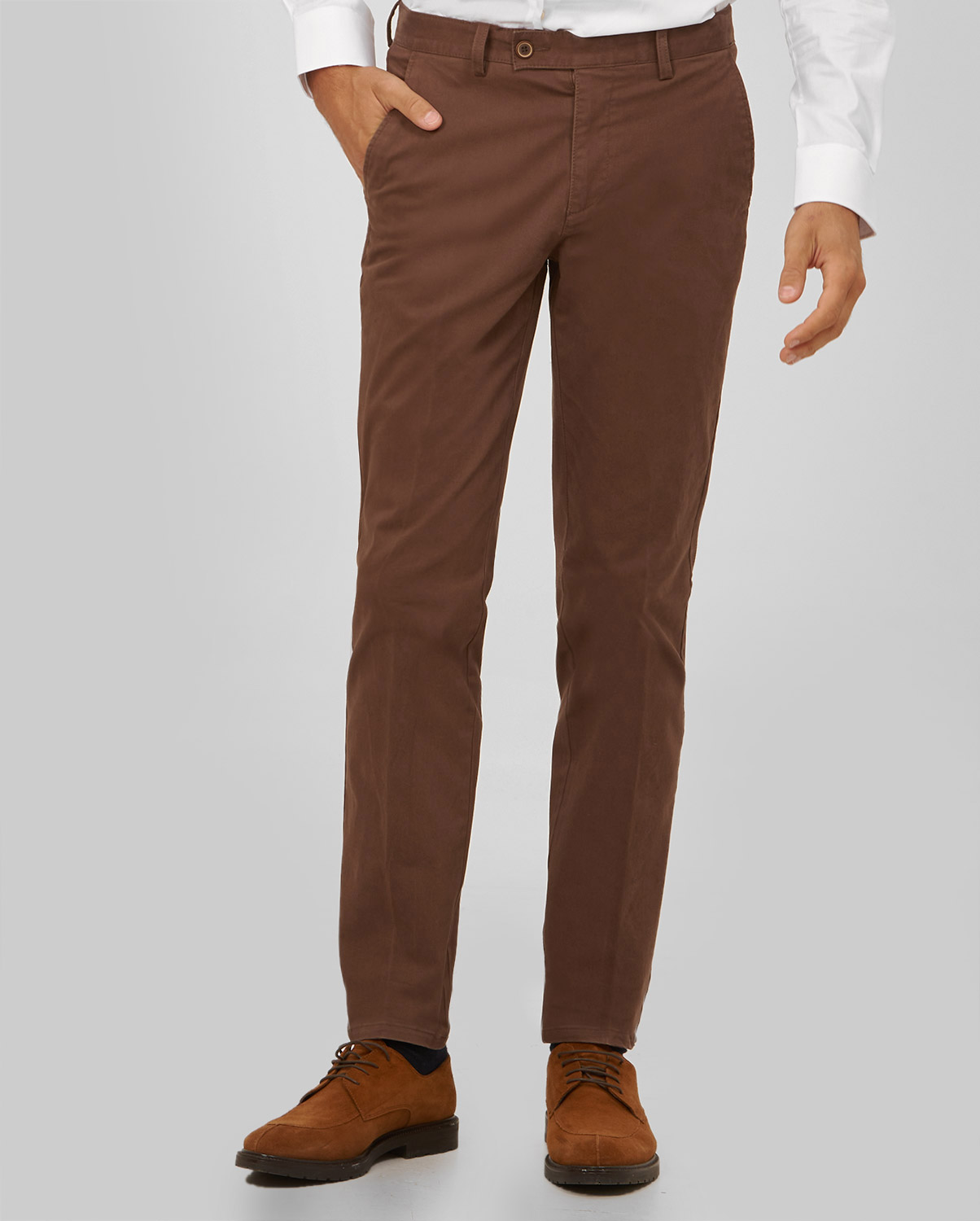 Winfield Παντελόνι Chinos Slim Fit σε Καφέ