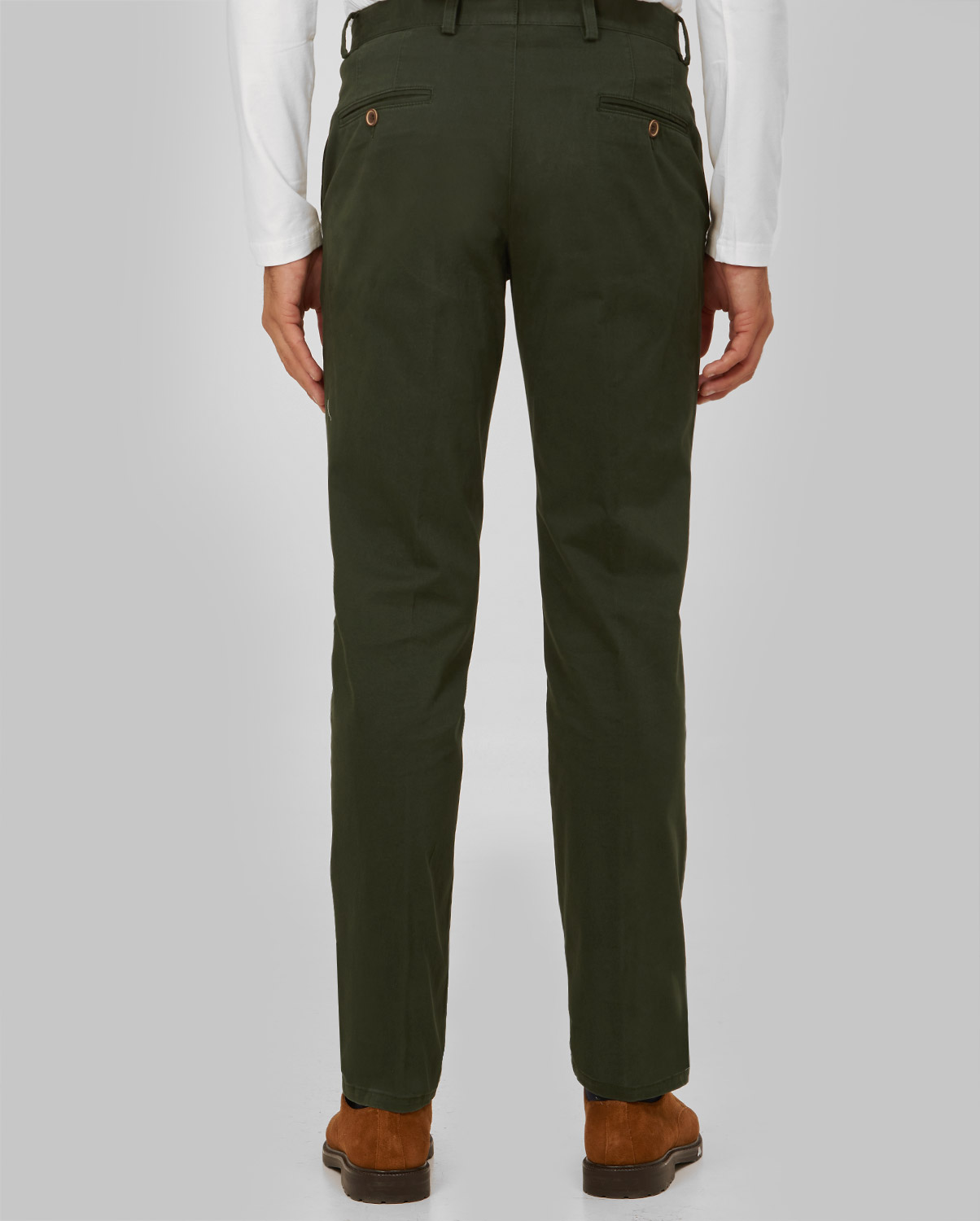 Παντελόνι Chinos Slim Fit σε Πράσινο Σκούρο φωτογραφία