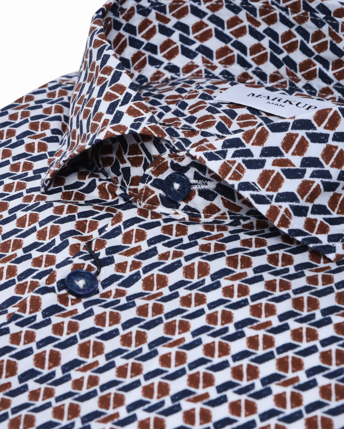 Mark Up Πουκάμισο retro printed modern fit φωτογραφία