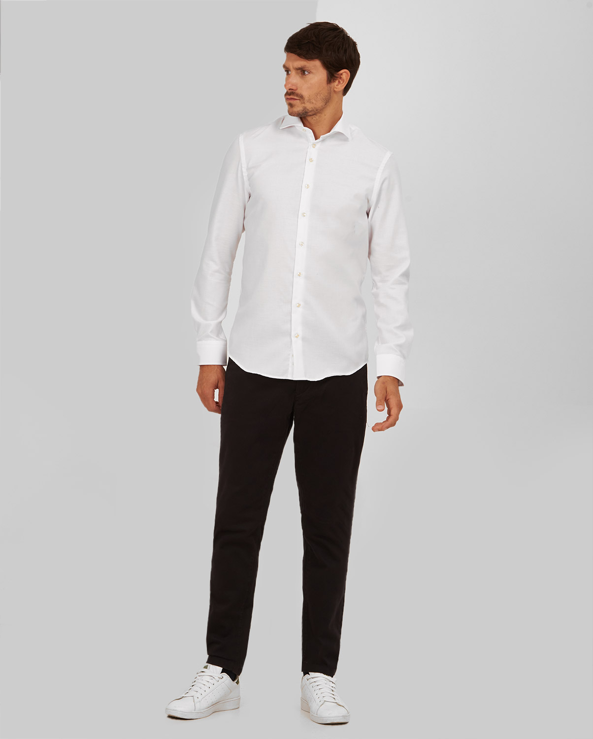 Πoυκάμισο Modern Fit Λευκό φωτογραφία