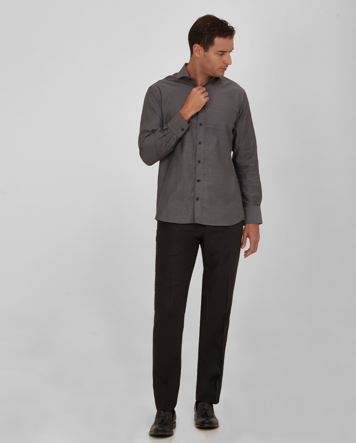 Πoυκάμισο Modern Fit με Μικροσχέδιο φωτογραφία