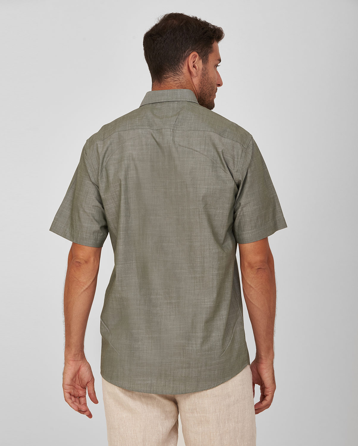 Πουκάμισο κοντομάνικο modern fit φωτογραφία