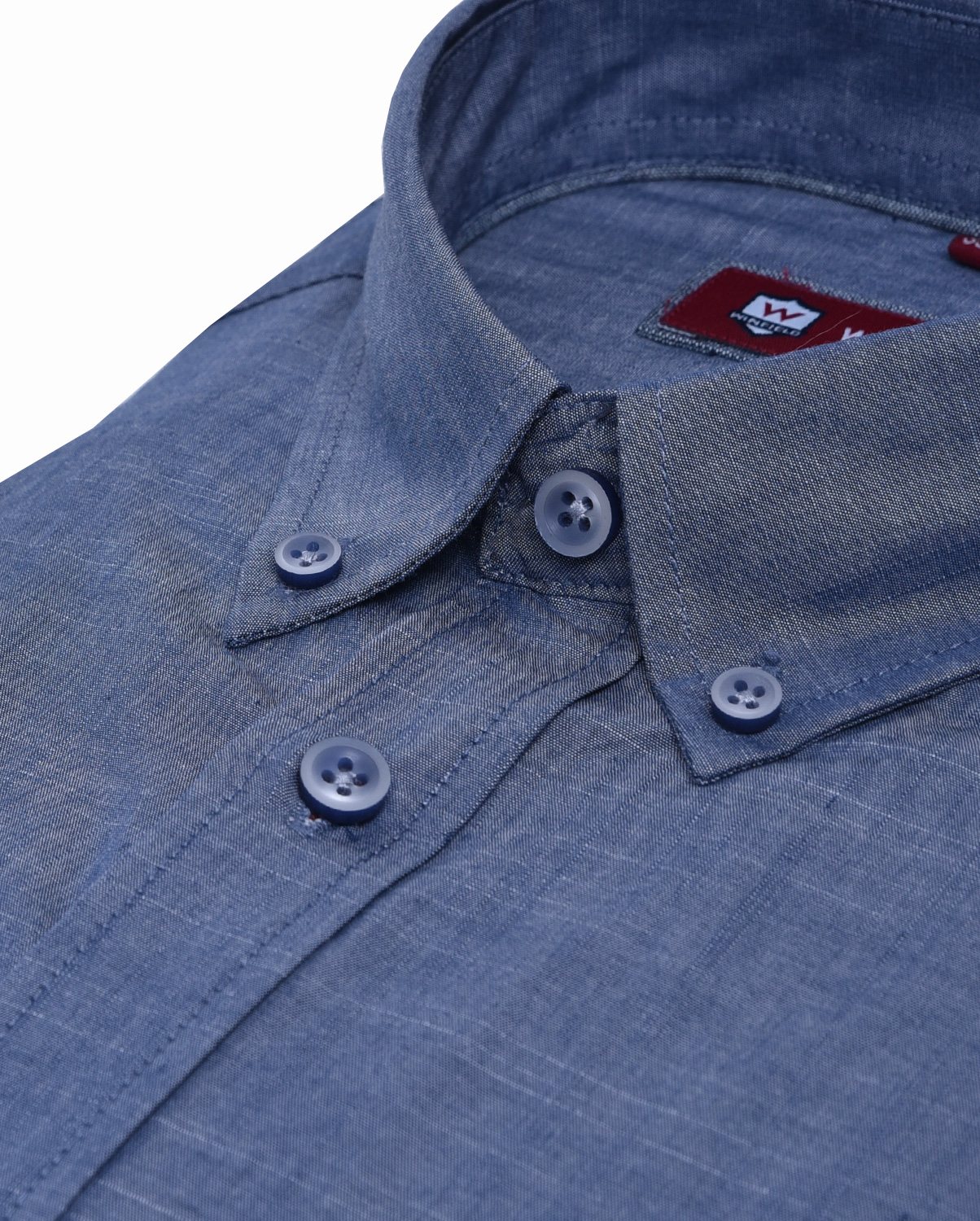 Denim πουκάμισο modern fit φωτογραφία