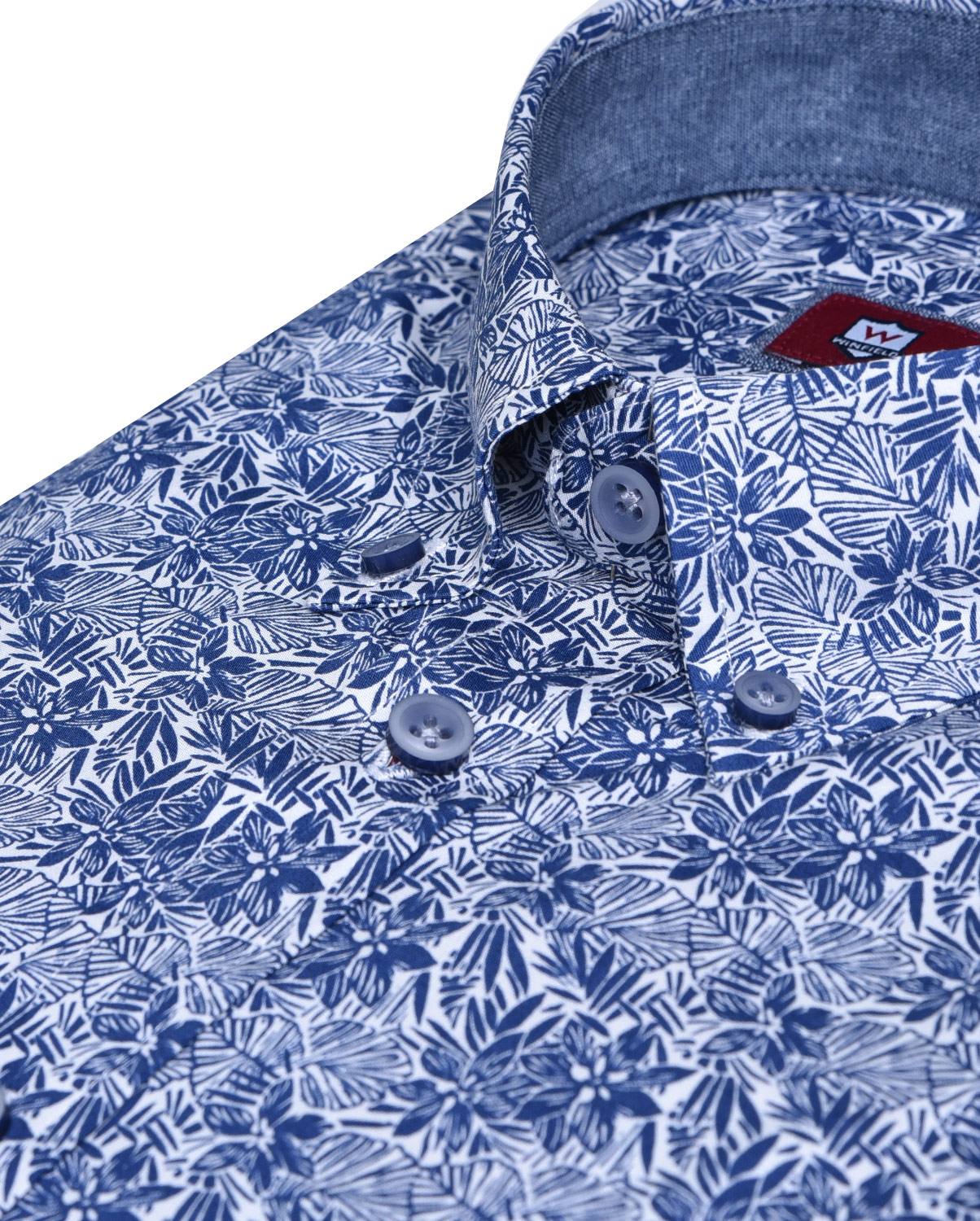 Πουκάμισο floral κοντομάνικο modern fit φωτογραφία