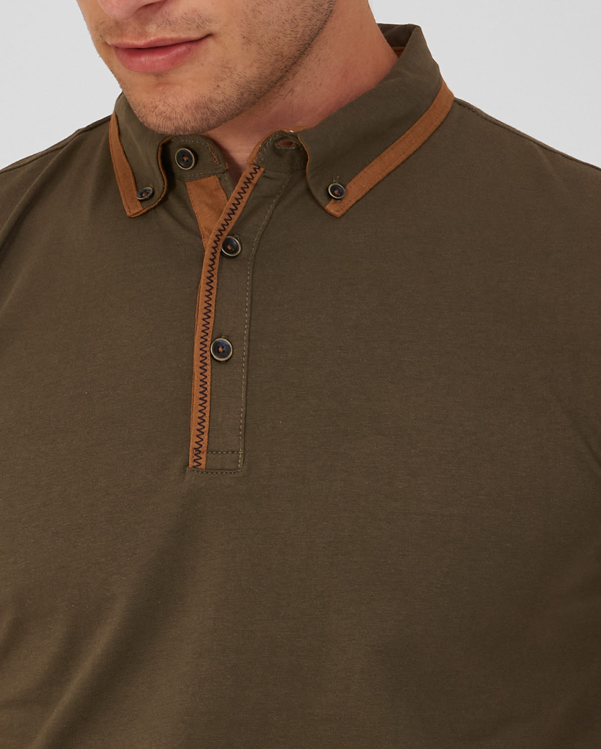 Πόλο μπλούζα slim fit φωτογραφία