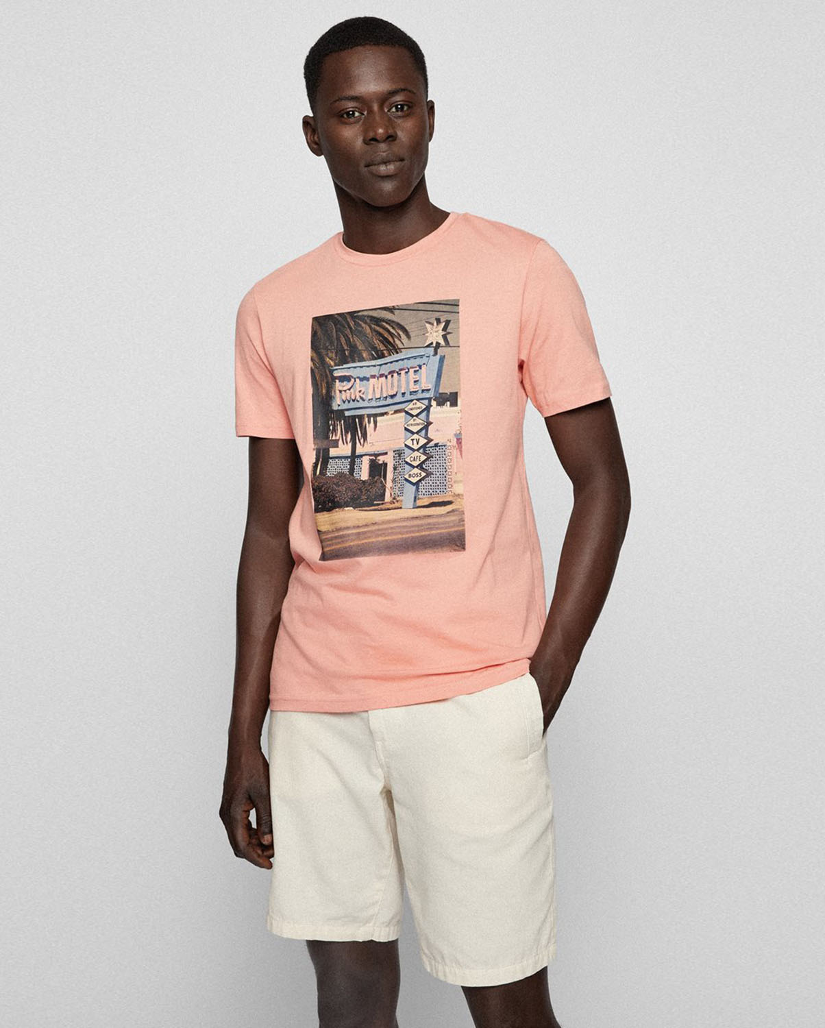 Boss T-shirt με στάμπα