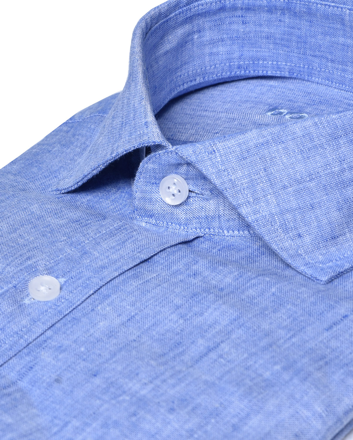 Πουκάμισο λινό slim fit φωτογραφία