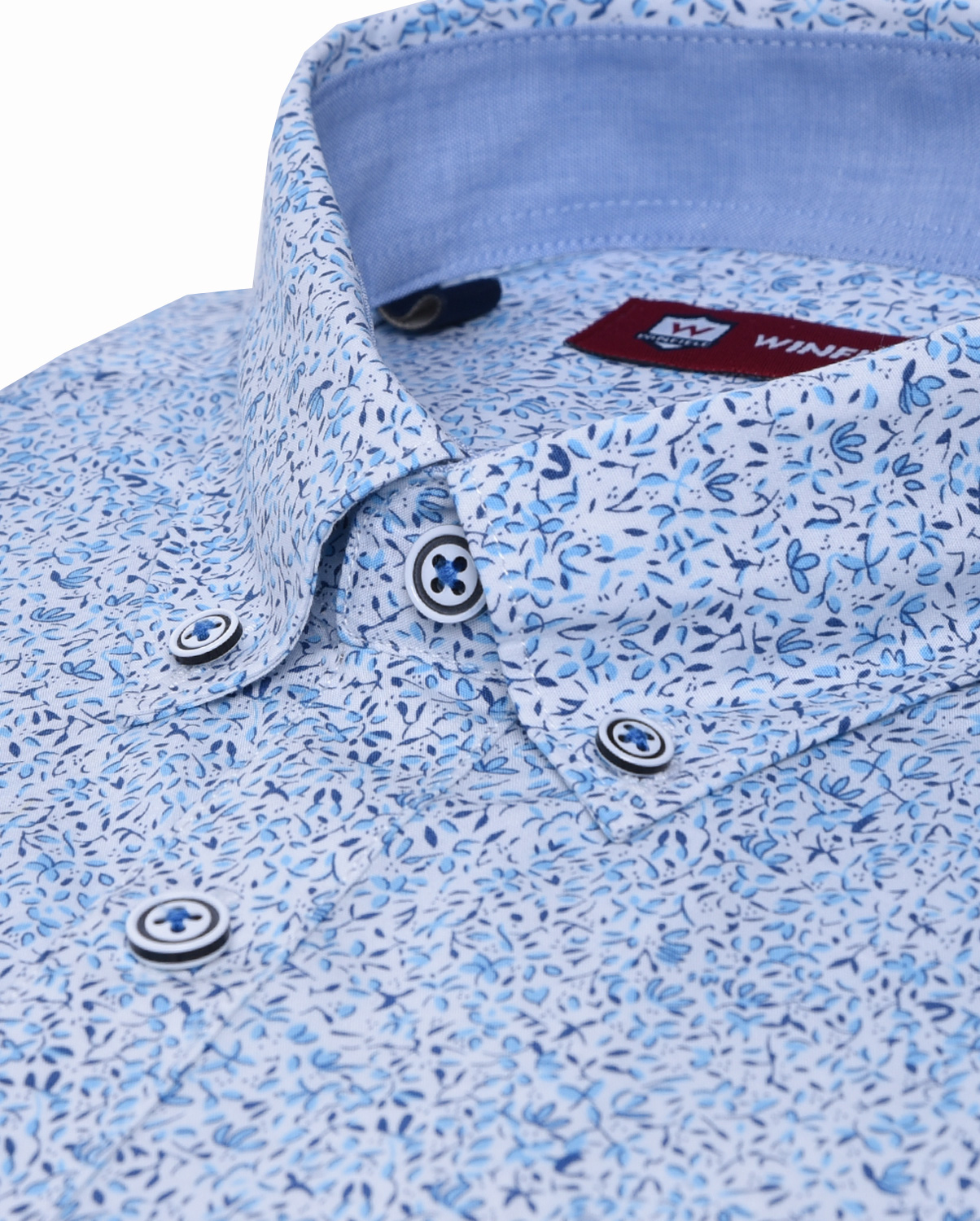 Πουκάμισο floral modern fit φωτογραφία