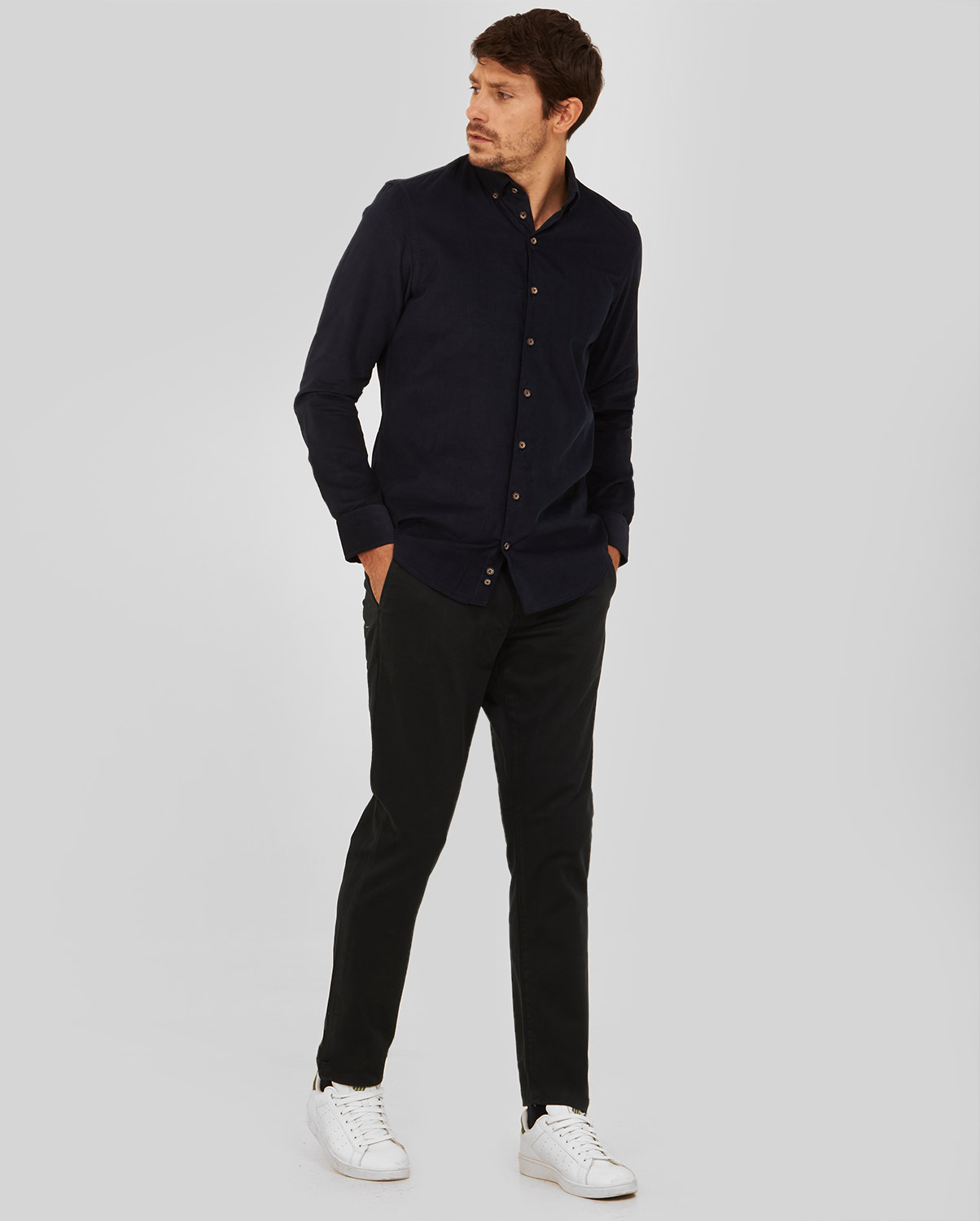 Πουκάμισο Βutton Down Modern Fit σε Μπλε φωτογραφία