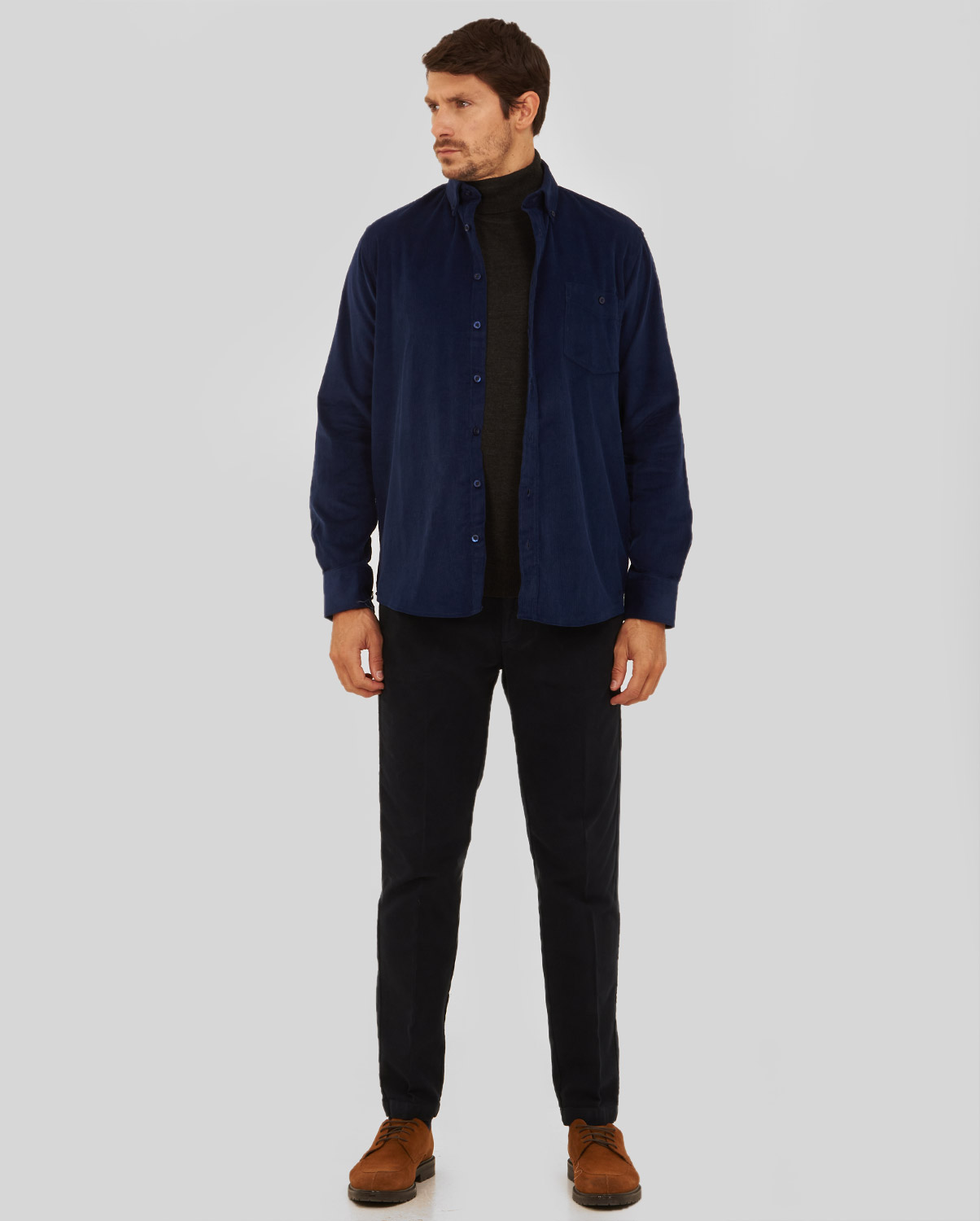 Πουκάμισο Βutton Down Modern Fit σε Μπλε φωτογραφία
