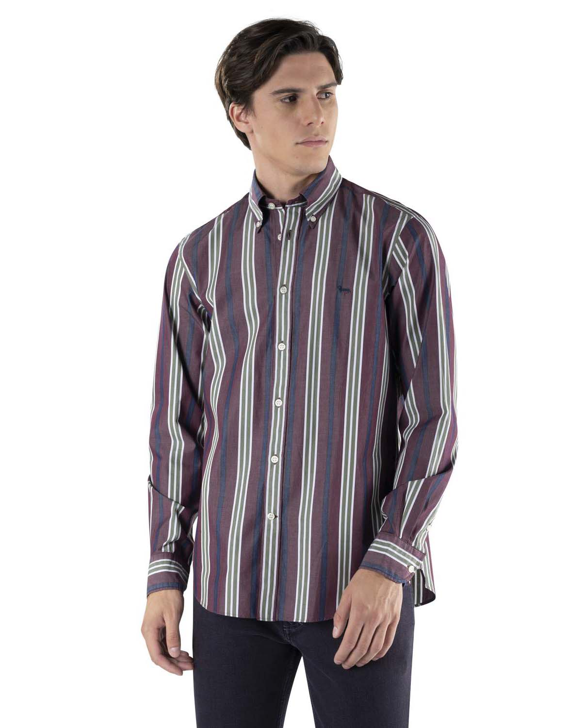 Harmont & Blaine HARMONT & BLAINE Πουκάμισο Βutton Down Modern Fit Ριγέ