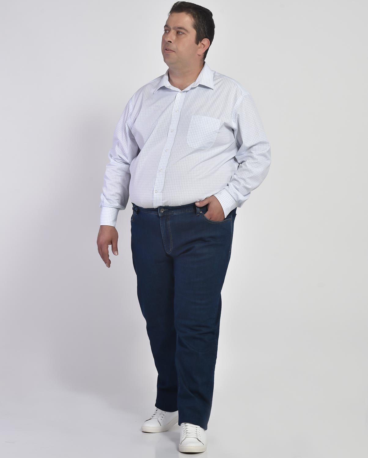 Don Hering PLUS SIZE-Five pocket παντελόνι modern fit