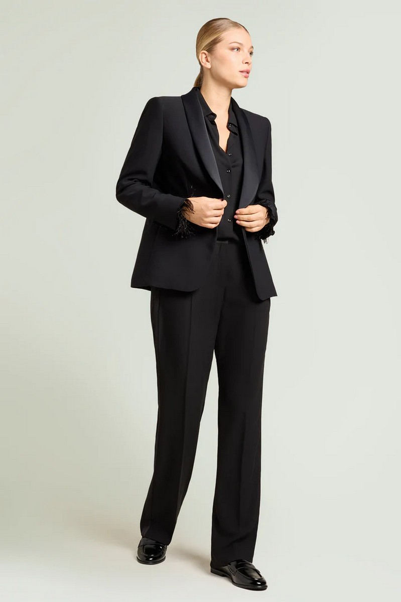 Luisa Viola Γυναικείο Πουκάμισο Με Διακοσμητικά Φτερά φωτογραφία