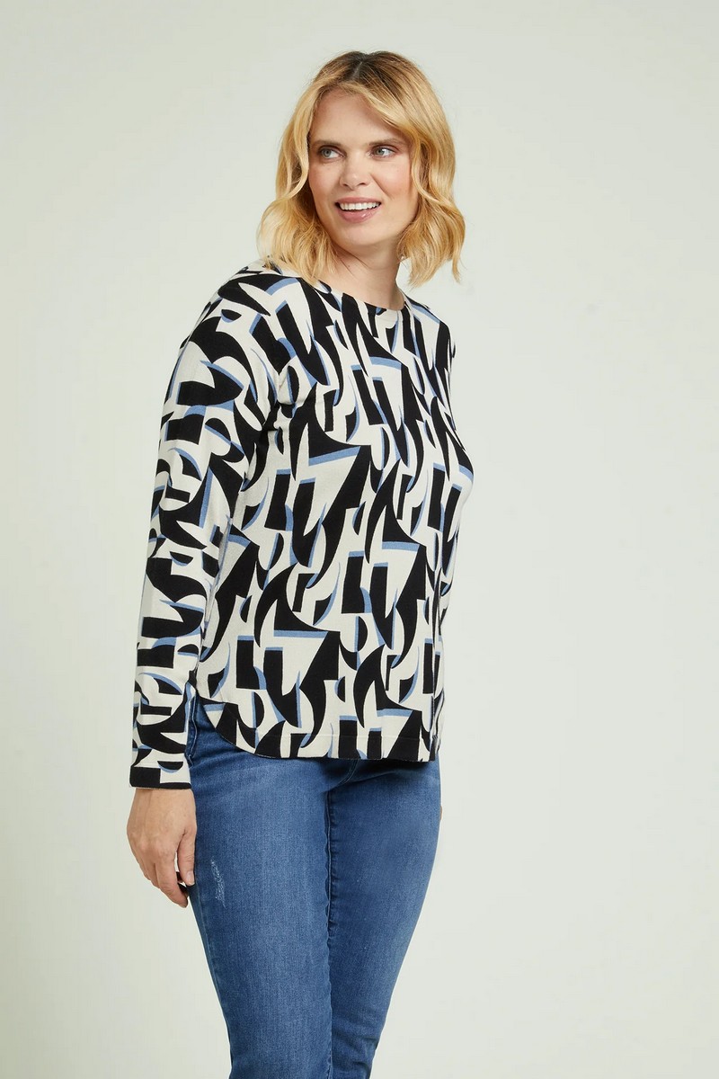 Luisa Viola Luisa Viola Γυναικείο Πουλόβερ με Σχεδιάγραμμα