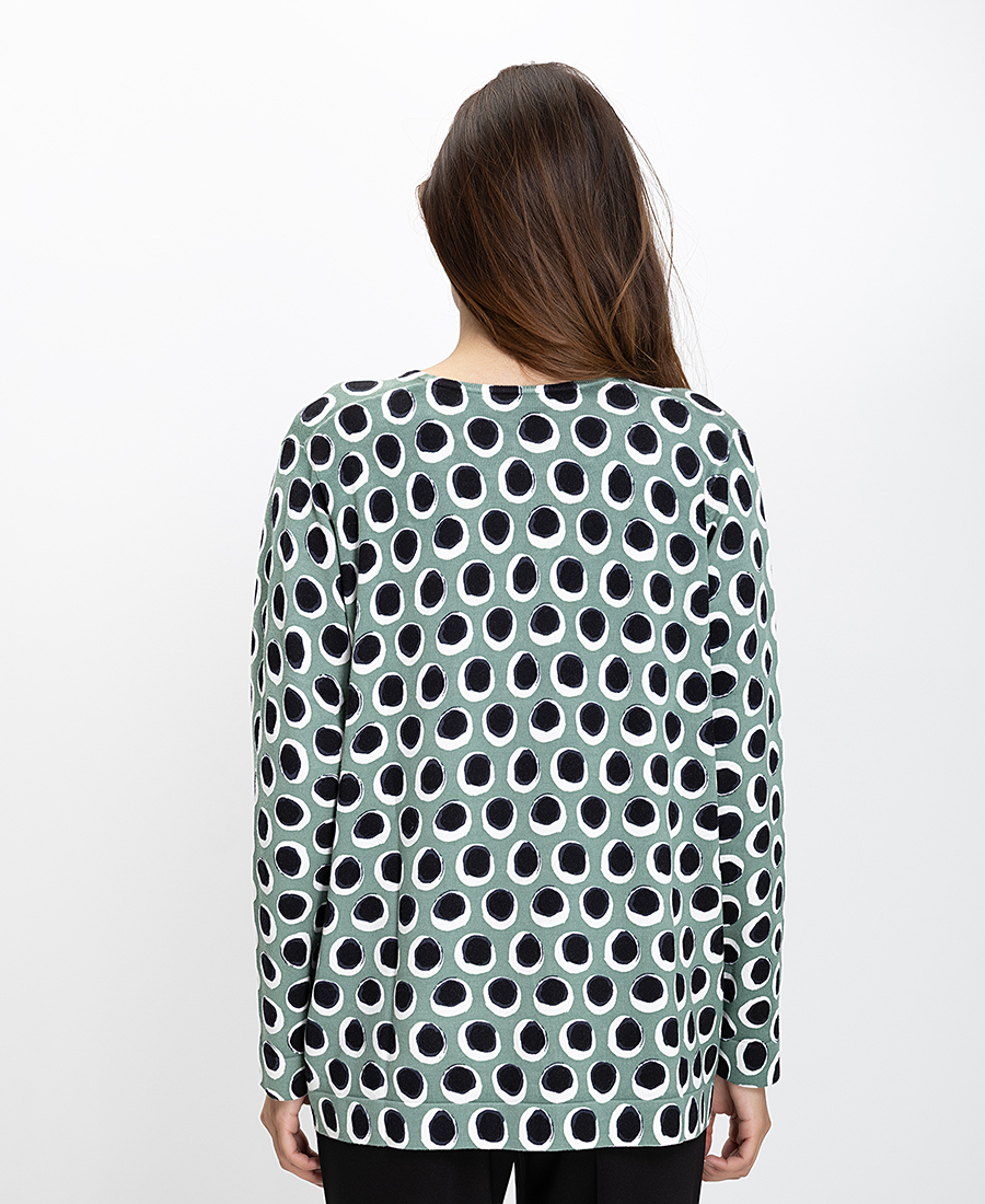 Luisa Viola Γυναικεία Μπλούζα Regular Fit Με Γεωμετρικό Print φωτογραφία