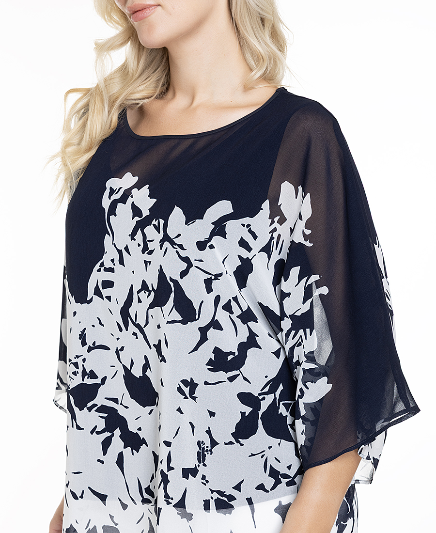 Luisa Viola Luisa Viola Γυναικεία Μπλούζα Με Εμπριμέ Floral Μοτίβο - 4