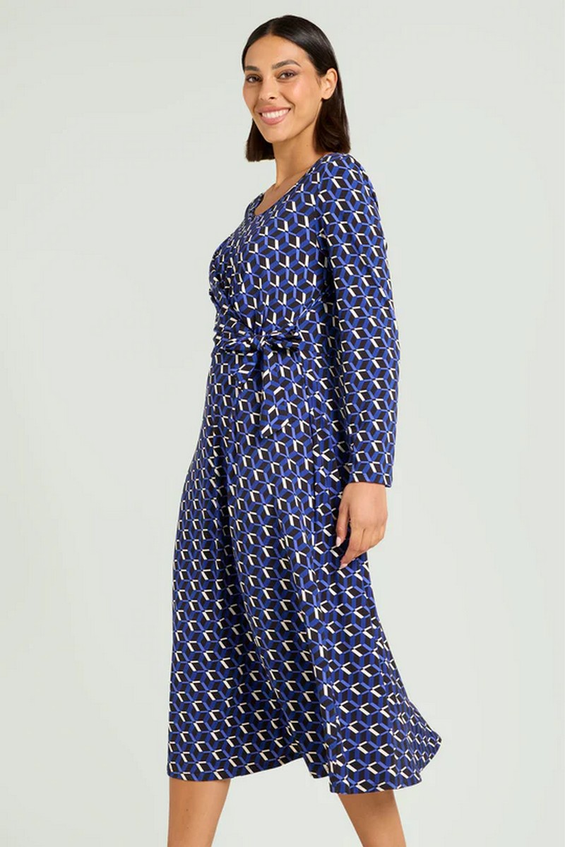 Luisa Viola Luisa Viola Γυναικείο Φόρεμα Fit & Flare Με Γεωμετρικό Σχέδιο