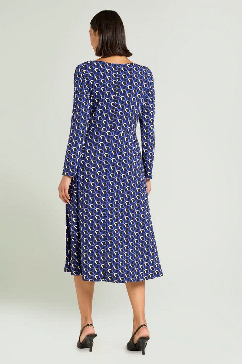 Luisa Viola Γυναικείο Φόρεμα Fit & Flare Με Γεωμετρικό Σχέδιο φωτογραφία