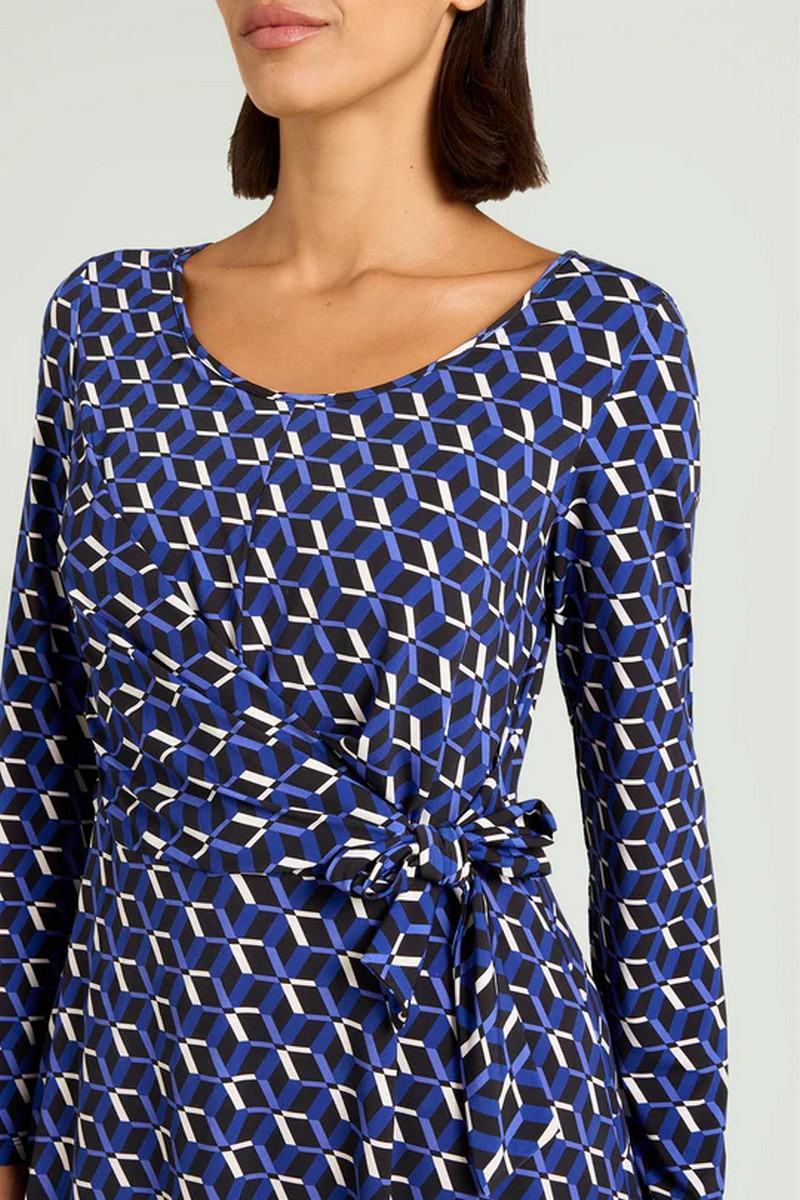 Luisa Viola Γυναικείο Φόρεμα Fit & Flare Με Γεωμετρικό Σχέδιο φωτογραφία