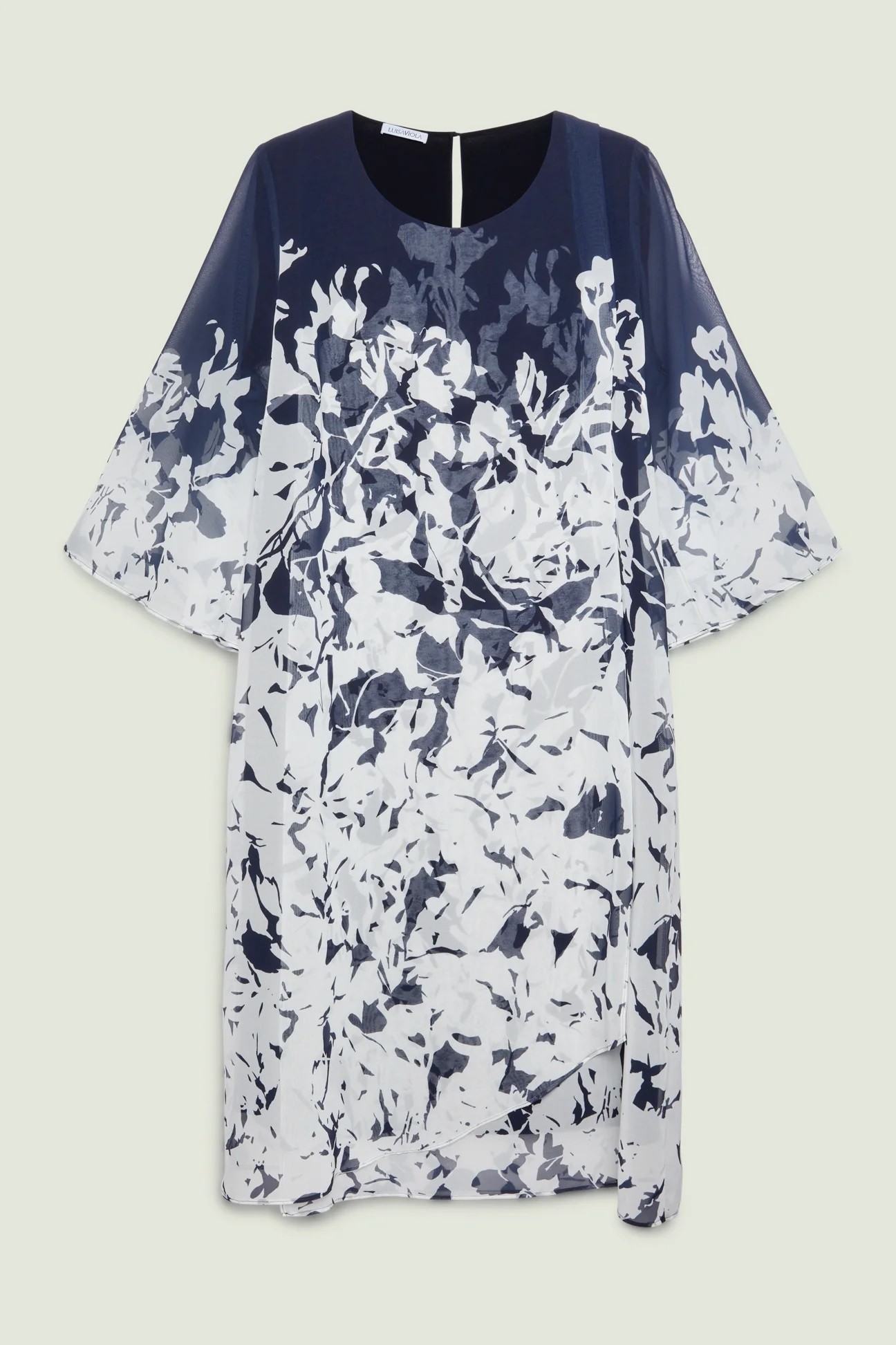 Luisa Viola Γυναικείο Φόρεμα Με Layered Σχέδιο Και Ασύμμετρο Τελείωμα φωτογραφία