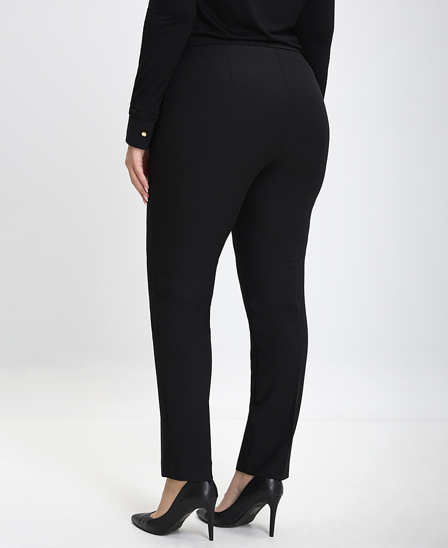 Γυναικείο Παντελόνι Slim Fit σε Μαύρο φωτογραφία