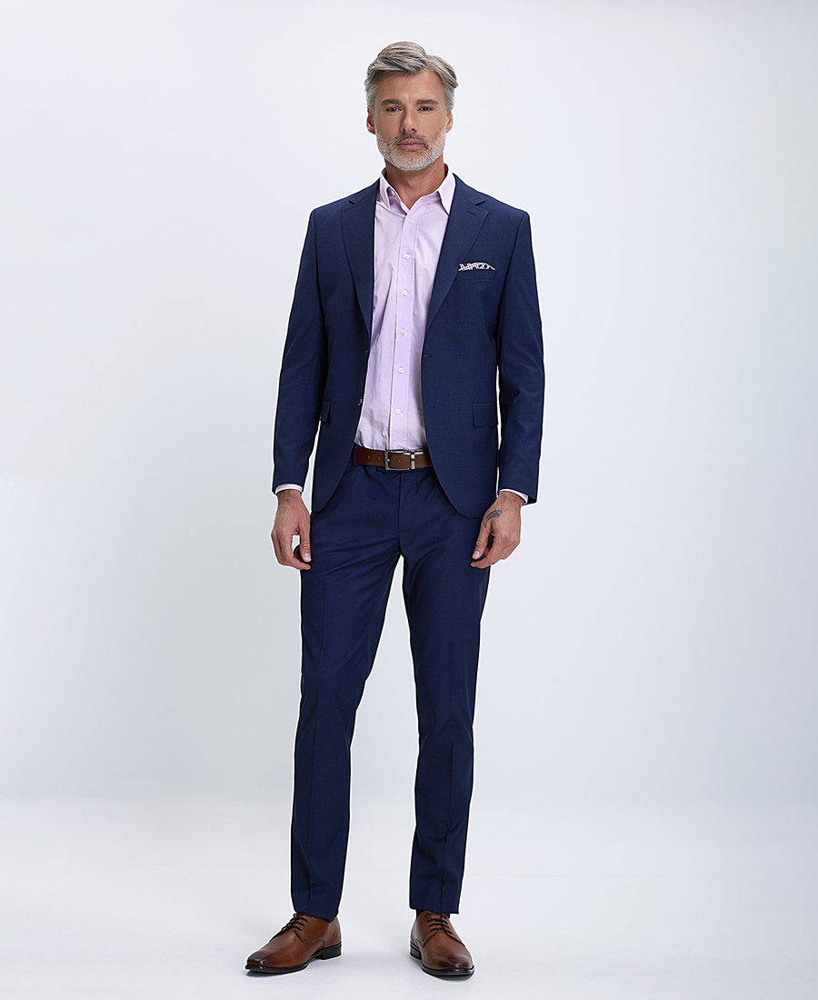 Donini Ανδρικό Κοστούμι με Μικροσχέδιο Modern Fit