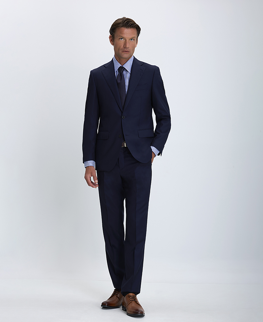 Kaiserhoff Kaiserhoff Ανδρικό Κοστούμι Hand Tailored Modern Fit σε Μπλε