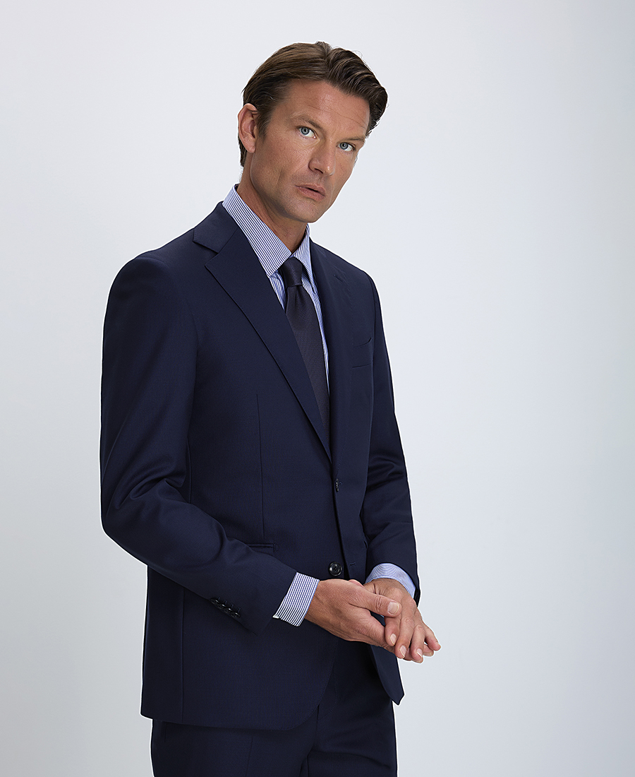 Kaiserhoff Ανδρικό Κοστούμι Hand Tailored Modern Fit σε Μπλε φωτογραφία