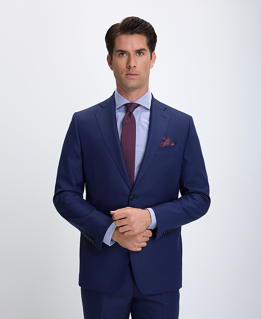 Vardas Ανδρικό Κοστούμι Modern Fit σε Μπλε φωτογραφία