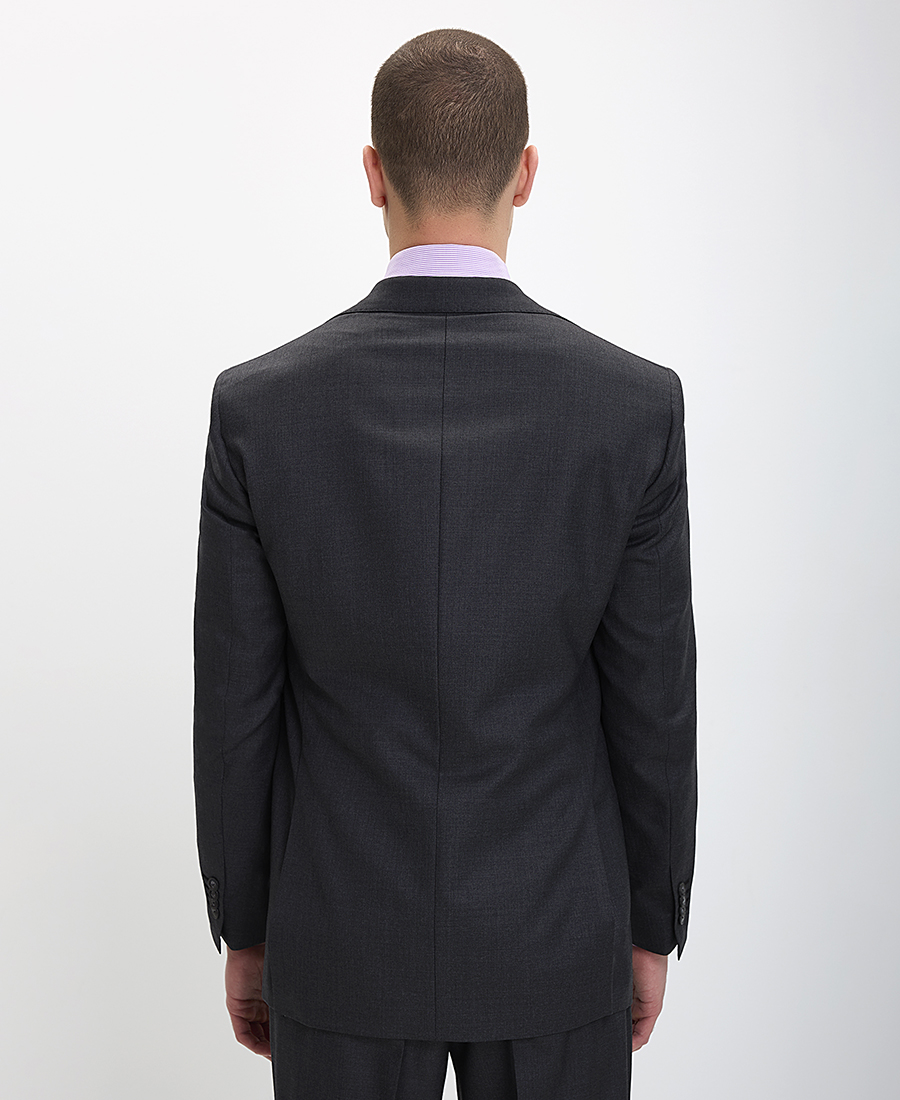 Vardas Ανδρικό Κοστούμι Modern Fit Μάλλινο σε Γκρι φωτογραφία