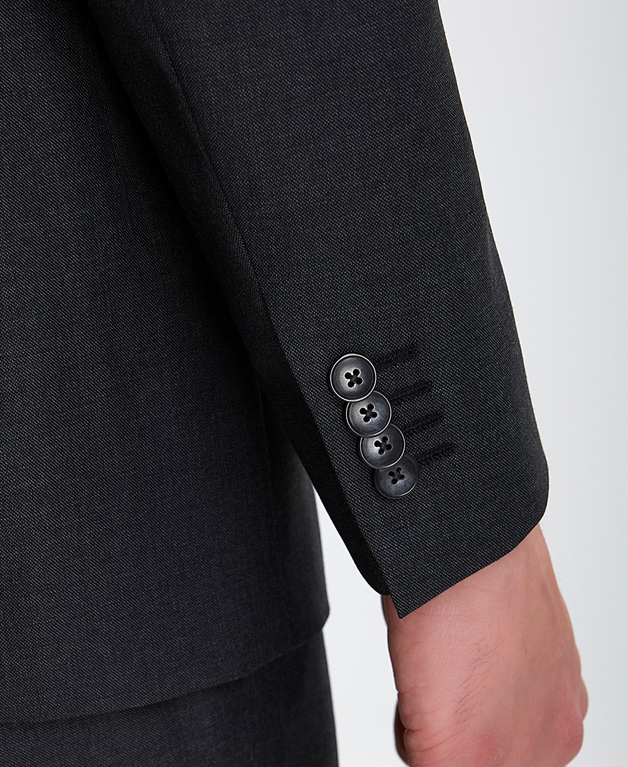 Vardas Ανδρικό Κοστούμι Modern Fit Μάλλινο σε Γκρι φωτογραφία