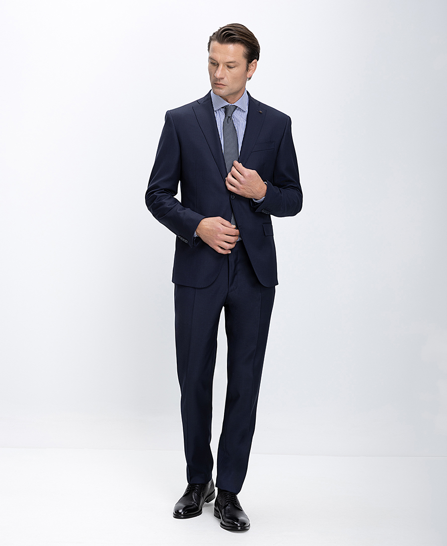 CC Collection Corneliani Ανδρικό Κοστούμι Μάλλινο Modern Fit