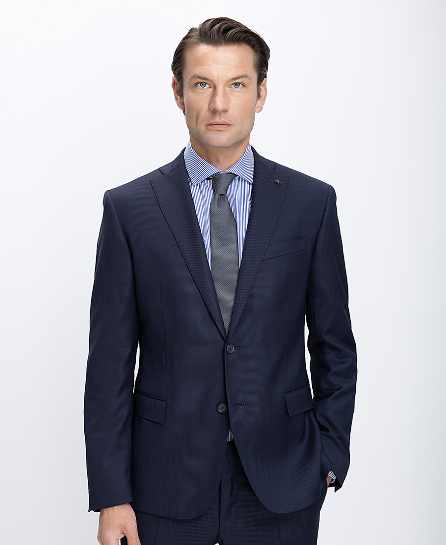 CC Collection Corneliani Ανδρικό Κοστούμι Μάλλινο Modern Fit φωτογραφία