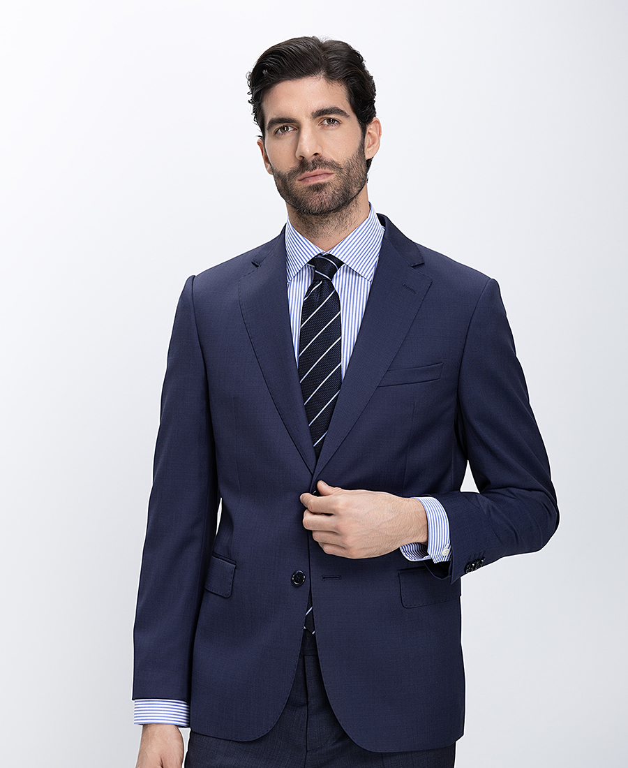 Vardas Ανδρικό Μάλλινο Κοστούμι Slim Fit φωτογραφία