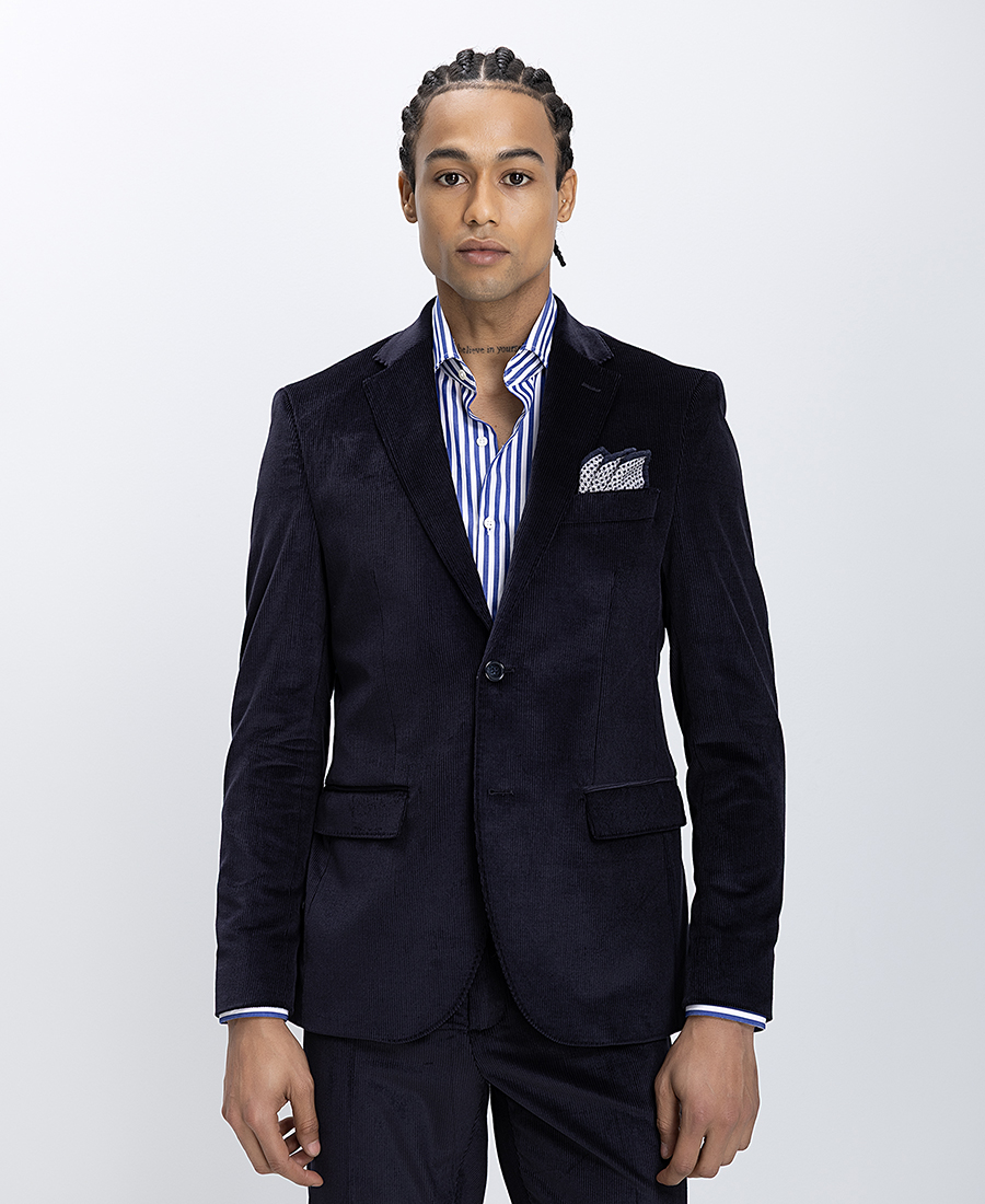 HD x Vardas Ανδρικό Κοστούμι Κοτλέ Modern Fit φωτογραφία