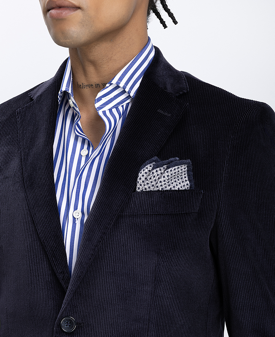 HD x Vardas Ανδρικό Κοστούμι Κοτλέ Modern Fit φωτογραφία